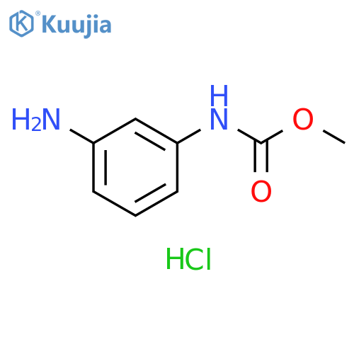 methyl (3-aminophenyl)carbamate hydrochloride structure