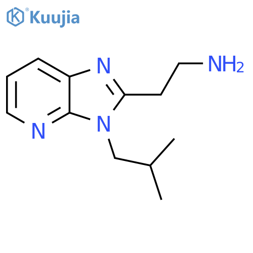 2-(3-isobutyl-3H-imidazo[4,5-b]pyridin-2-yl)ethan-1-amine structure