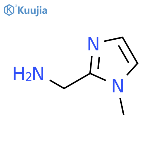 (1-Methyl-1H-imidazol-2-yl)methanamine structure