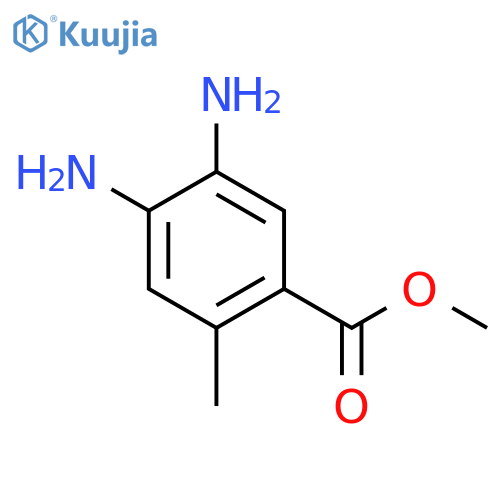 methyl 4,5-diamino-2-methylbenzoate structure