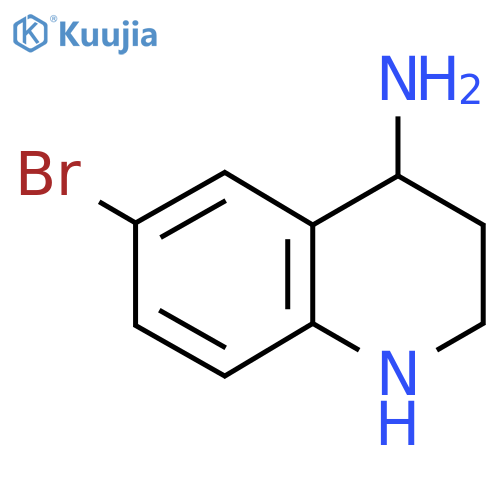 6-Bromo-1,2,3,4-tetrahydroquinolin-4-amine structure