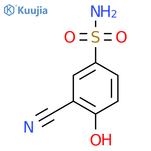 3-Cyano-4-hydroxybenzenesulfonamide structure