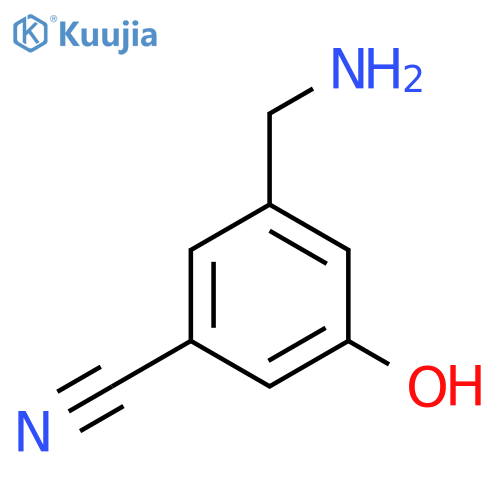 3-Cyano-5-hydroxybenzylamine structure