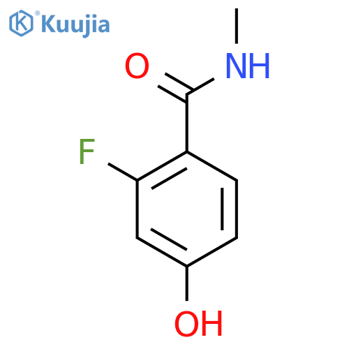 2-Fluoro-4-hydroxy-N-methylbenzamide structure