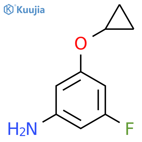 3-Cyclopropoxy-5-fluoroaniline structure