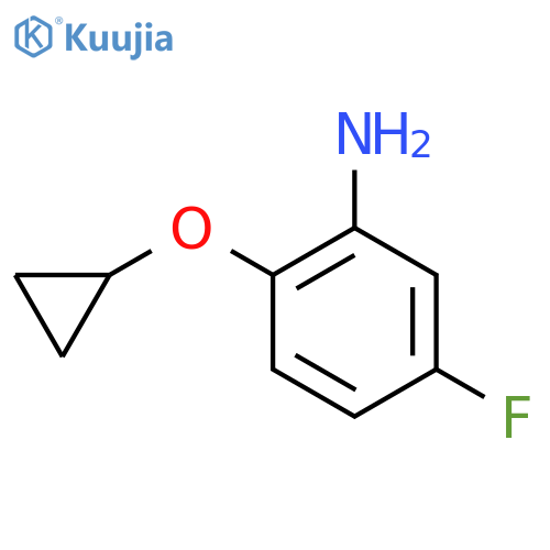 2-Cyclopropoxy-5-fluoroaniline structure