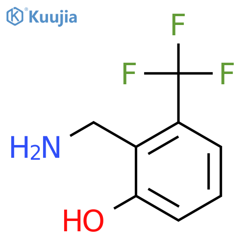 2-(Aminomethyl)-3-(trifluoromethyl)phenol structure