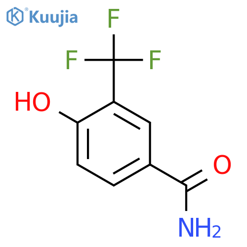 4-Hydroxy-3-(trifluoromethyl)benzamide structure