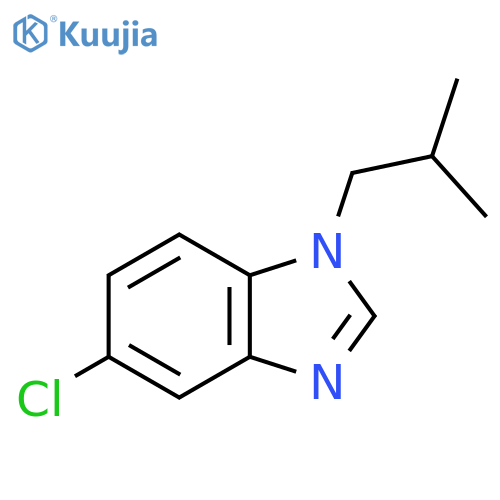 5-chloro-1-(2-methylpropyl)-1H-1,3-benzodiazole structure