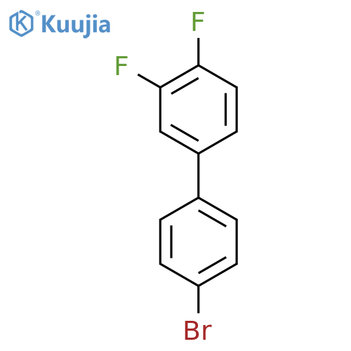 4'-BROMO-3,4-DIFLUORO-BIPHENYL structure