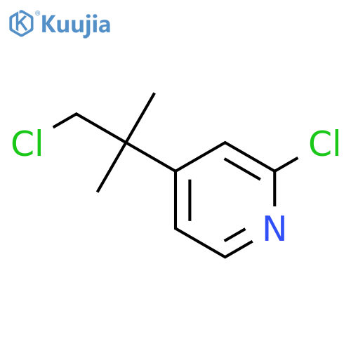 Pyridine,2-chloro-4-(2-chloro-1,1-dimethylethyl)- structure