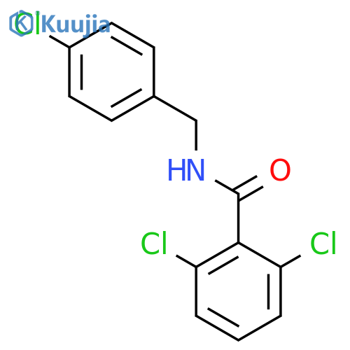 2,6-dichloro-N-(4-chlorobenzyl)benzamide structure