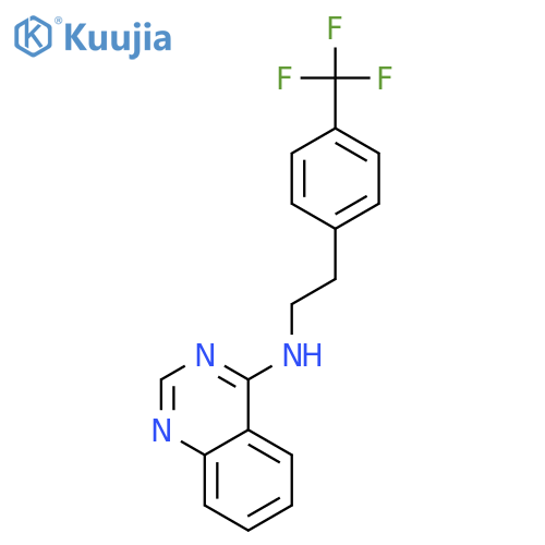 4-Quinazolinamine,N-[2-[4-(trifluoromethyl)phenyl]ethyl]- structure