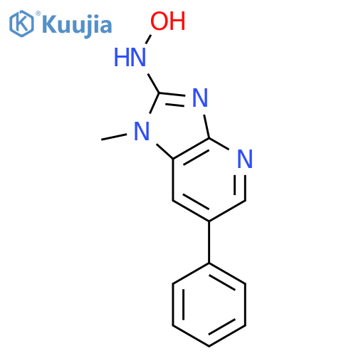 2H-Imidazo[4,5-b]pyridin-2-one,1,3-dihydro-1-methyl-6-phenyl-, oxime structure