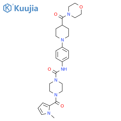 Pizuglanstat structure