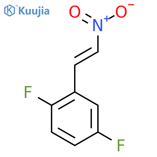 1,4-difluoro-2-(2-nitroethenyl)benzene structure