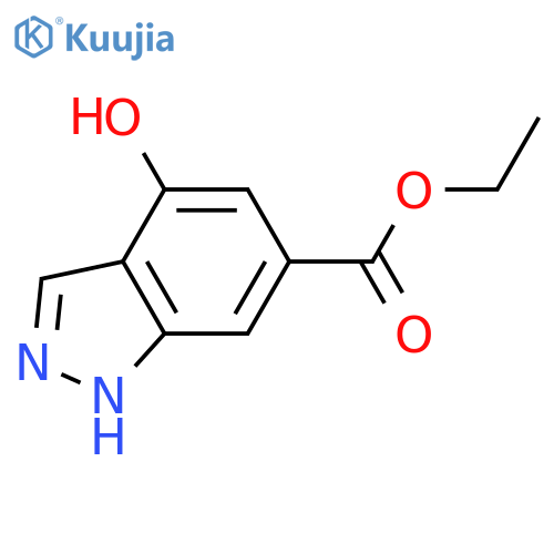 ethyl 4-hydroxy-1H-indazole-6-carboxylate structure