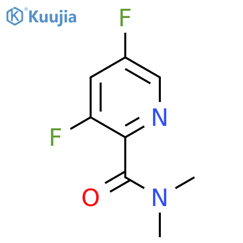 3,5-Difluoropyridine-2-carboxylic acid dimethylamide structure