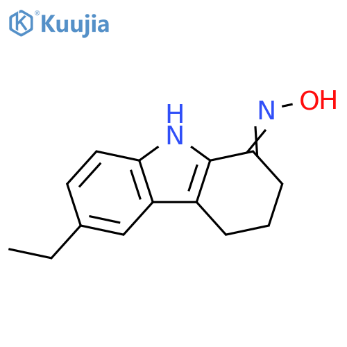 (E)-6-ethyl-2,3,4,9-tetrahydro-1H-carbazol-1-one oxime structure