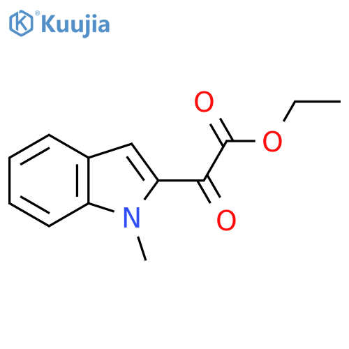 ethyl 2-(1-methyl-1H-indol-2-yl)-2-oxoacetate structure