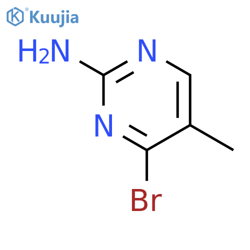 4-Bromo-5-methylpyrimidin-2-amine structure
