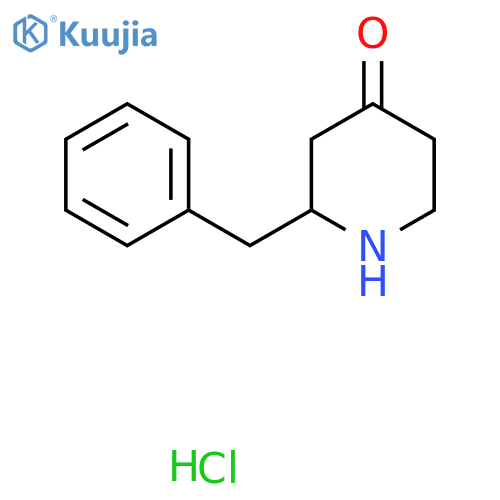 2-Benzylpiperidin-4-one hydrochloride structure