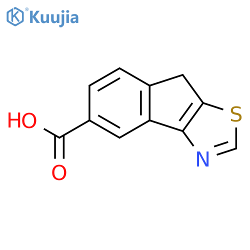 8H-Indeno[1,2-d]thiazole-5-carboxylic acid structure