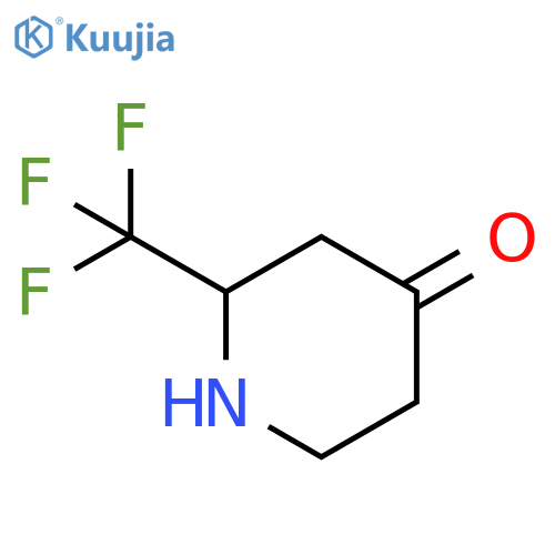 2-(Trifluoromethyl)piperidin-4-one structure