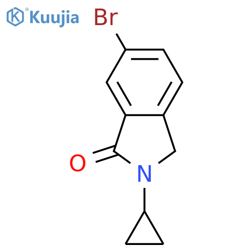 6-Bromo-2-cyclopropylisoindolin-1-one structure