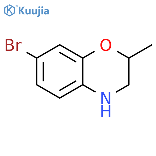 7-Bromo-2-methyl-3,4-dihydro-2H-benzob1,4oxazine structure