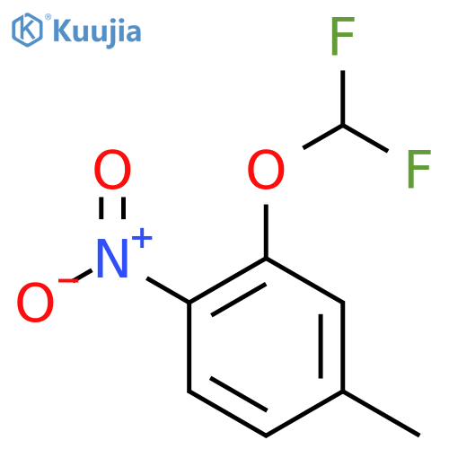 2-(Difluoromethoxy)-4-methyl-1-nitrobenzene structure