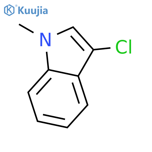 3-chloro-1-methyl-1H-Indole structure
