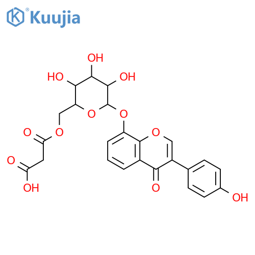 6"-O-Malonyldaidzin structure