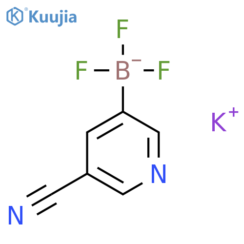 potassium (5-cyanopyridin-3-yl)trifluoroboranuide structure