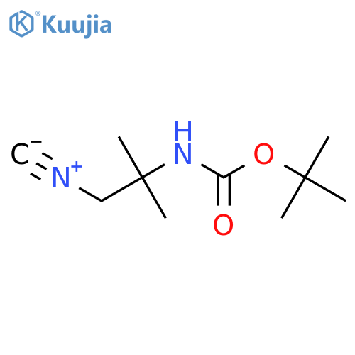 tert-butyl N-(1-isocyano-2-methylpropan-2-yl)carbamate structure