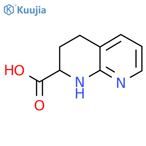 1,2,3,4-Tetrahydro-[1,8]naphthyridine-2-carboxylic acid structure
