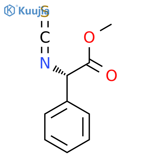 methyl (2S)-2-isothiocyanato-2-phenylacetate structure