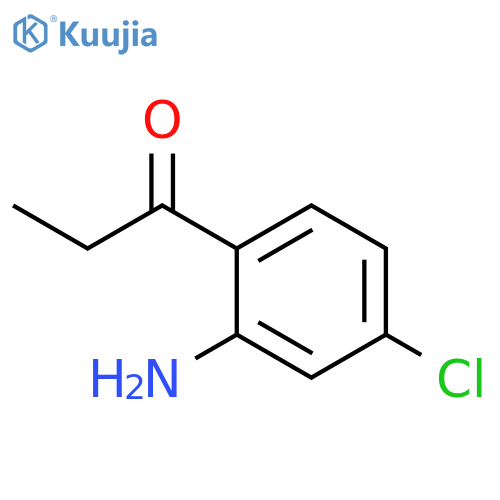 1-(2-AMINO-4-CHLOROPHENYL)PROPAN-1-ONE structure