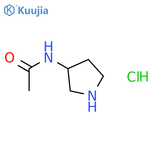 N-[(3S)-pyrrolidin-3-yl]acetamide hydrochloride structure