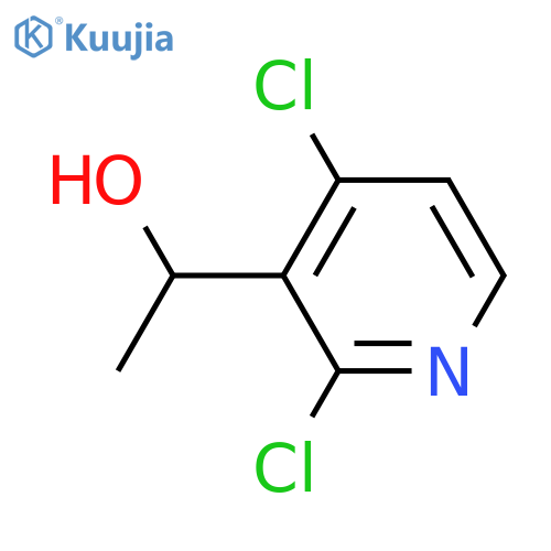 1-(2,4-dichloropyridin-3-yl)ethanol structure