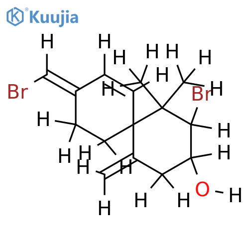 (1(15)E,2Z,4S,8R,9S)-8,15-dibromochamagra-1(15),2,11(12)-trien-9-ol structure