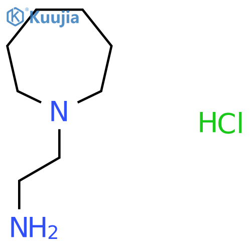 2-(1-Azepanyl)ethanamine hydrochloride structure