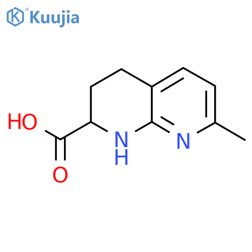 7-Methyl-1,2,3,4-tetrahydro-1,8naphthyridine-2-carboxylic Acid structure