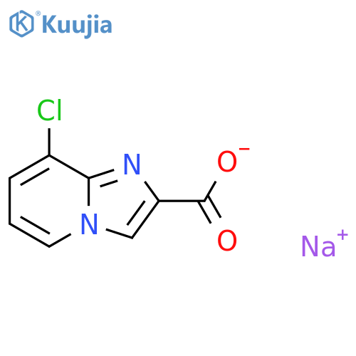 SODIUM 8-CHLOROIMIDAZO[1,2-A]PYRIDINE-2-CARBOXYLATE structure