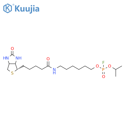 6-N-Biotinylaminohexyl Isopropyl-d7 Phosphorofluoridate, Hemihydrate structure