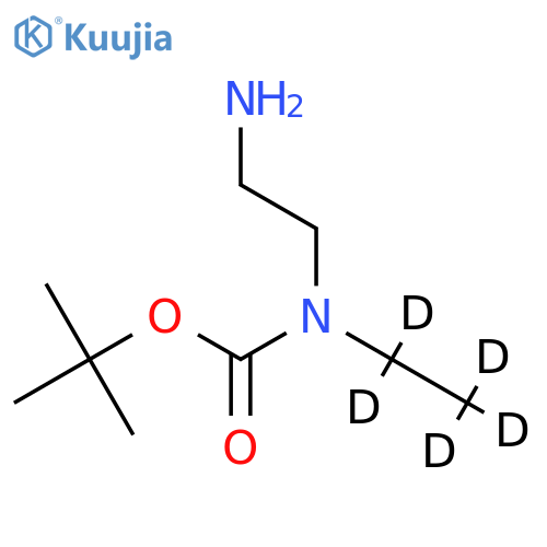 N-Boc-N-ethylethylenediamine-d5 structure