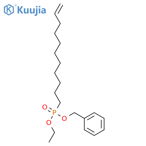 10-Undecenyl-phosphonic Acid Benzyl Ethyl Diester structure