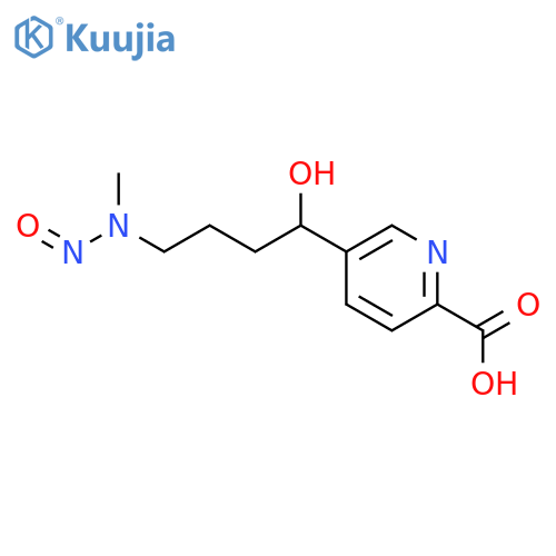4-(Methylnitrosamino)-1-(3-pyridyl)-4-carboxy-1-butanol structure