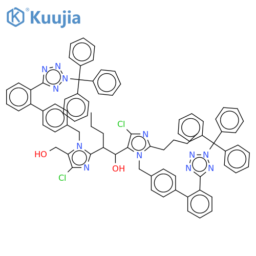 N,N’-Ditrityl Losartan α-Butyl-losartan Aldehyde Adduct structure