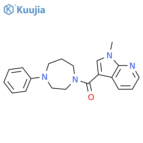 1-Methylpyrrolo2,3-bpyridine-3-carboxylic Acid N-Phenyl Homopiperazine Amide structure